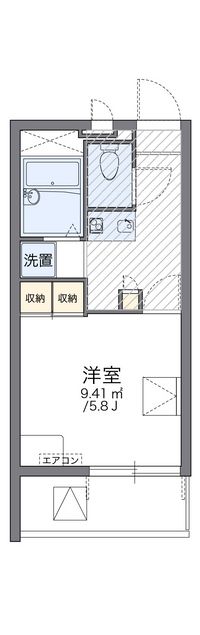 レオパレス琵琶湖 間取り図