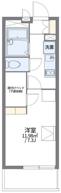 レオパレスプロスパ 間取り図