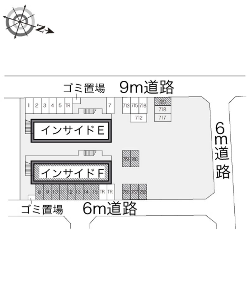 レオパレスインサイドＦ 駐車場