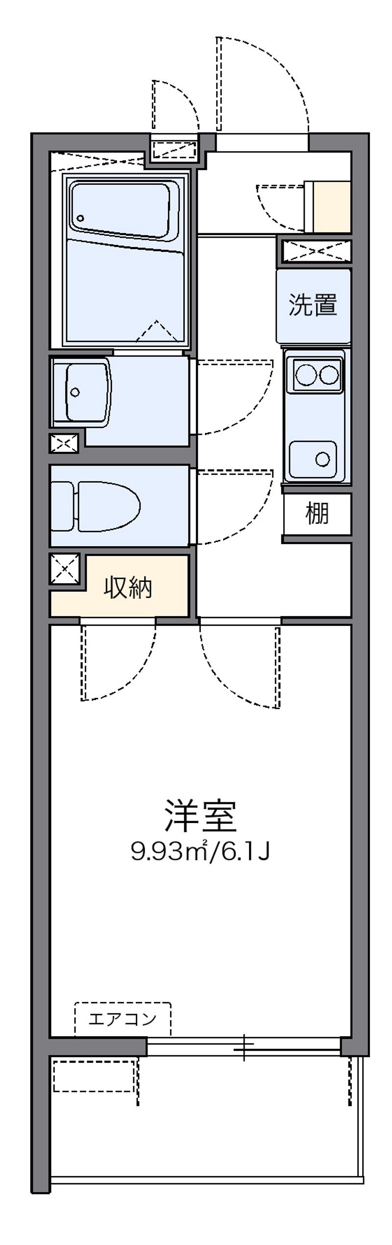 レオネクスト黒崎中央 間取図