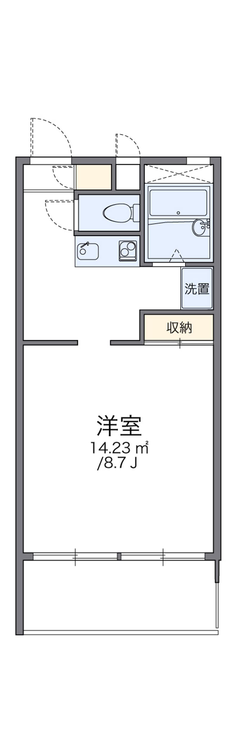 レオパレスＰｅａｌ　Ｓｑｕａｒｅ 間取図