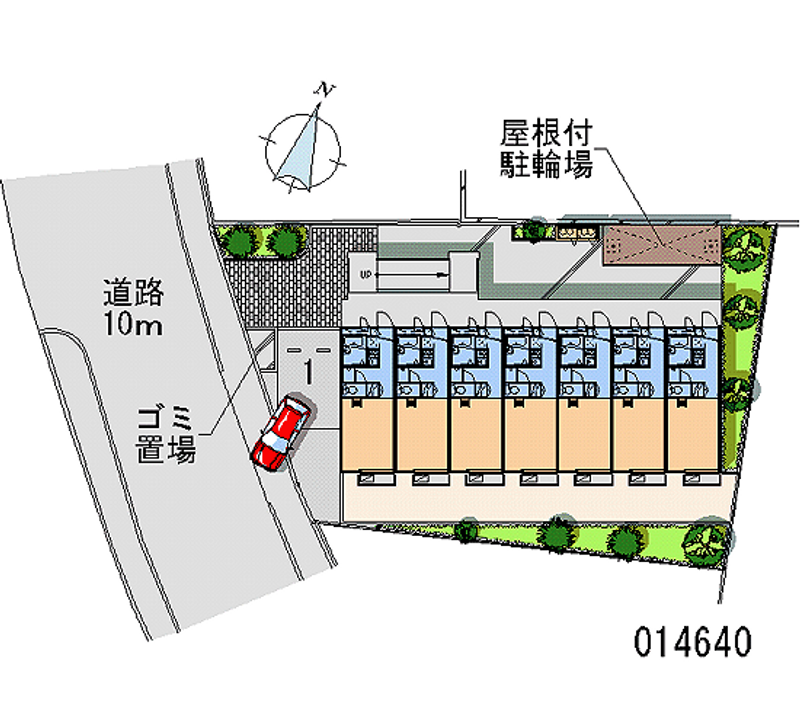 レオパレス東峰第３ 月極駐車場