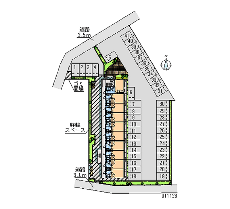 11128 bãi đậu xe hàng tháng