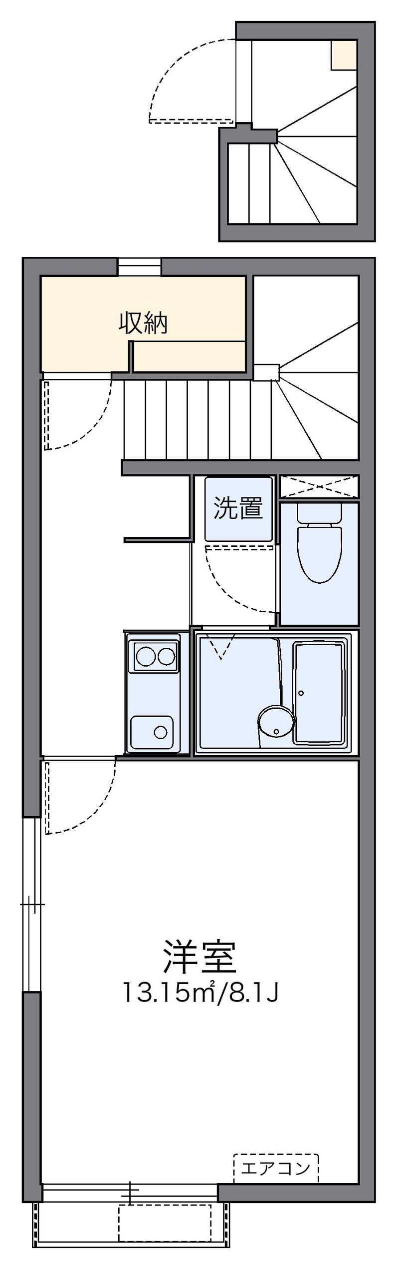 レオネクストアベリア 間取図