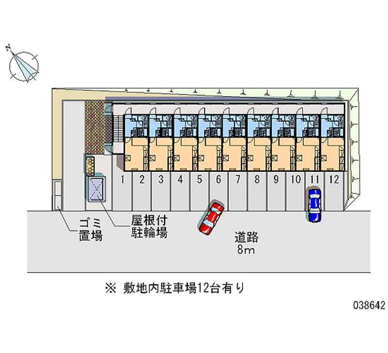 レオパレス西野Ⅱ 月極駐車場