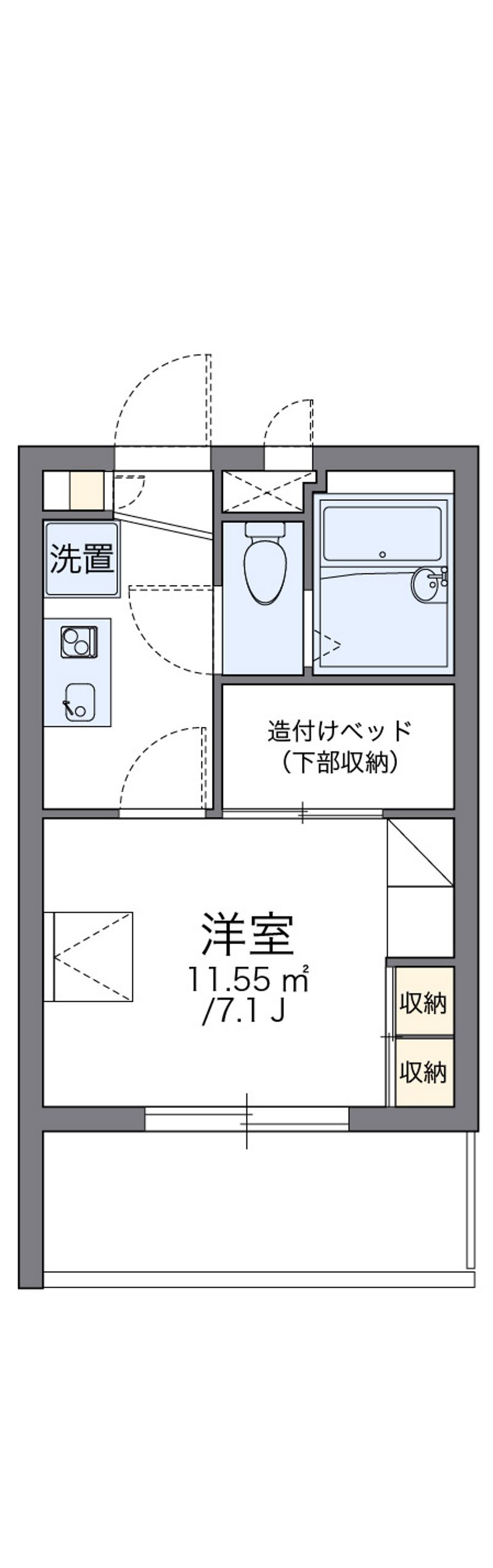 レオパレスＭグロリア 間取図
