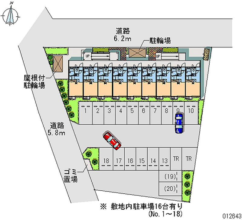 レオパレスＡＧ 月極駐車場