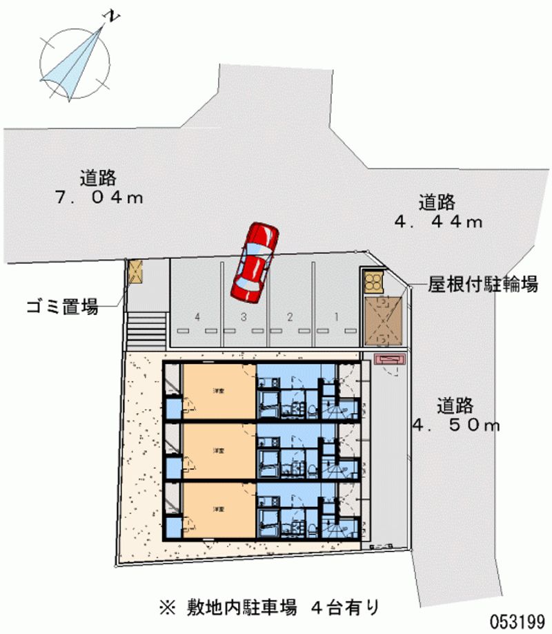 レオネクストシャン　フルール 月極駐車場