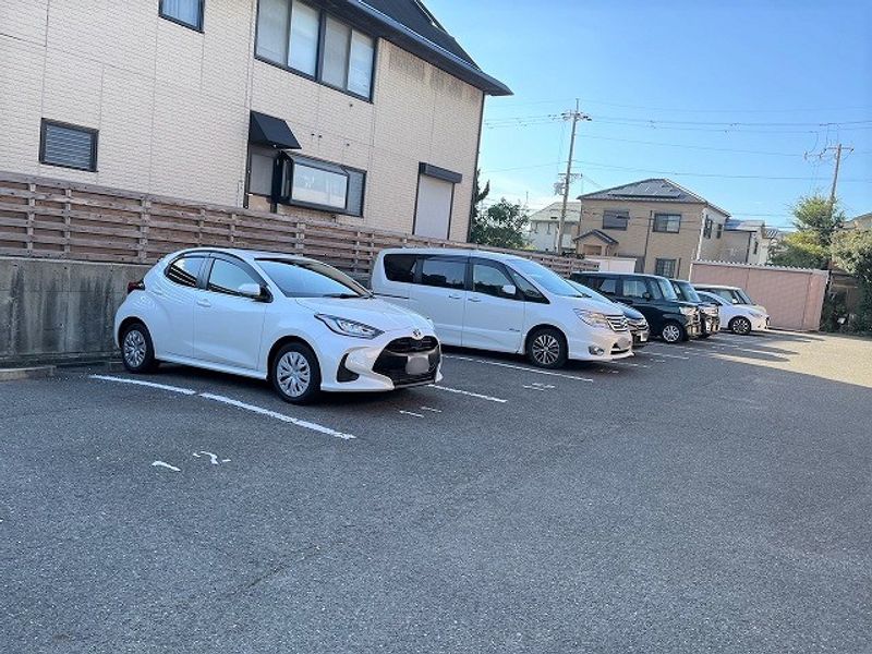レオパレスぐりーんⅡ 駐車場