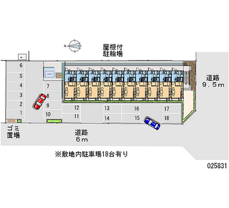 25831 Monthly parking lot