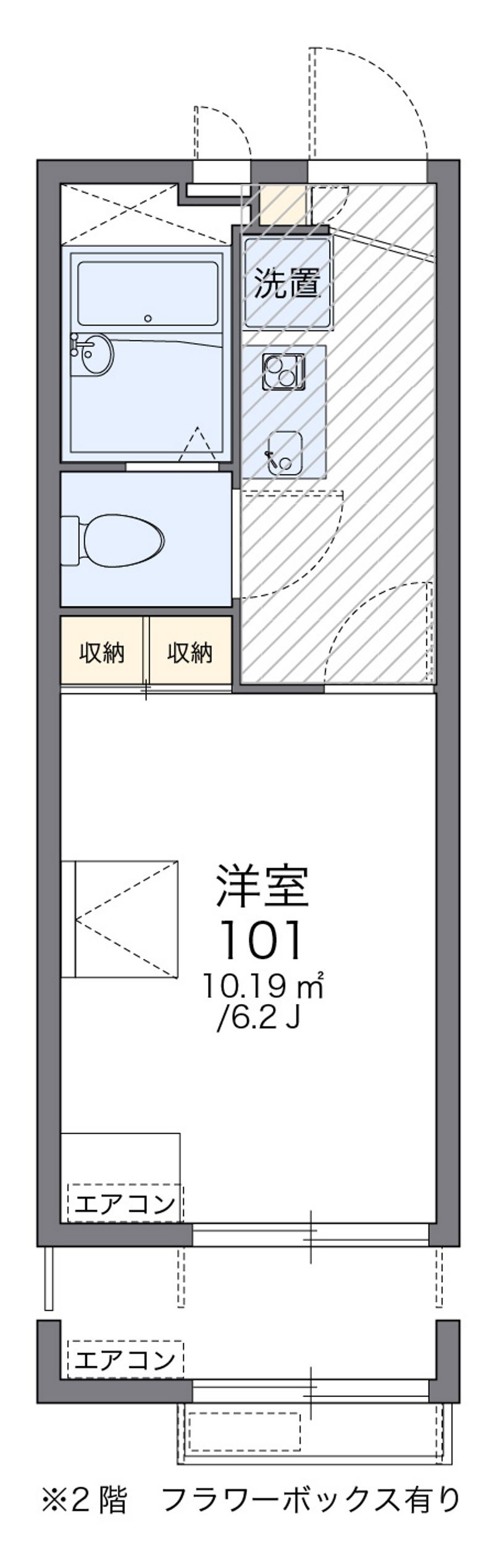 レオパレスサンライズヒル 間取図