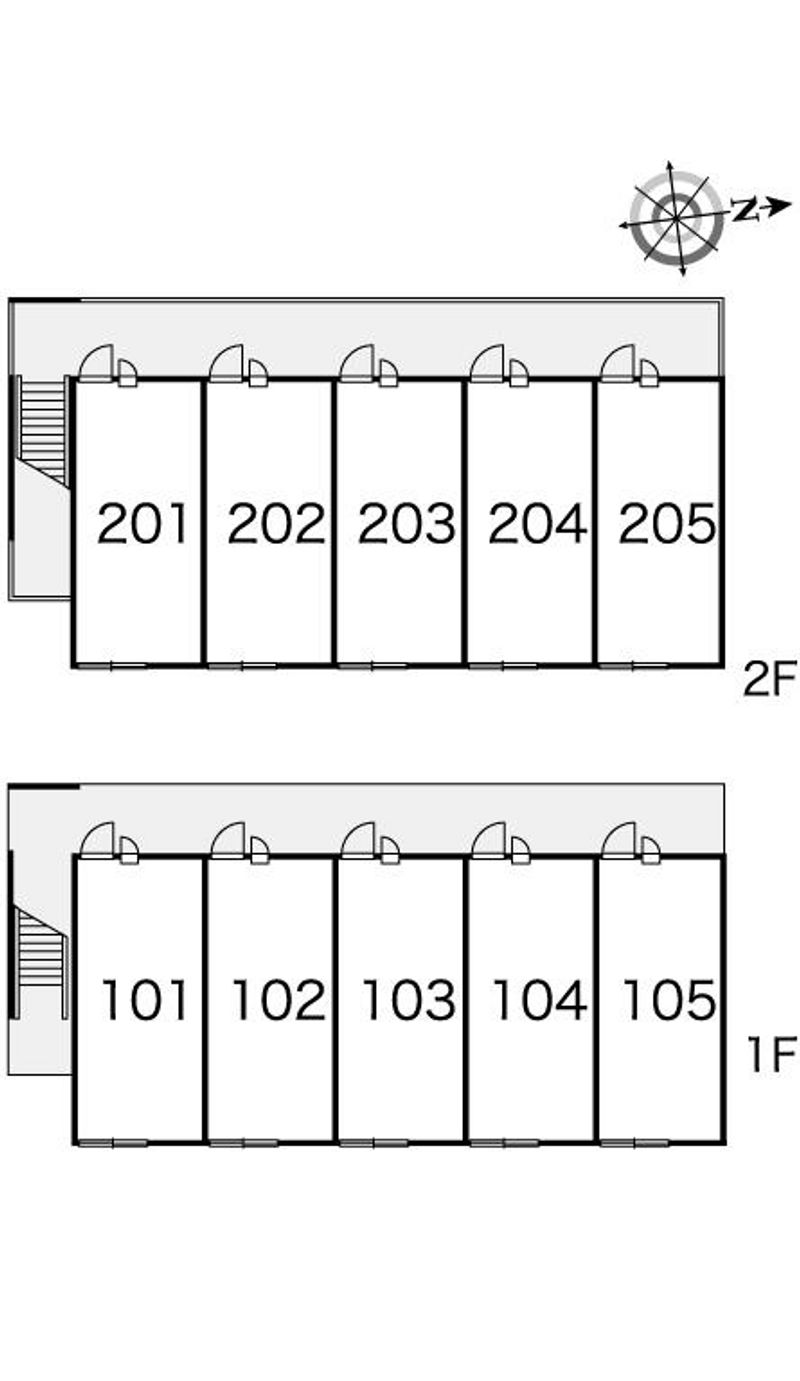 レオパレス水本 間取り配置図