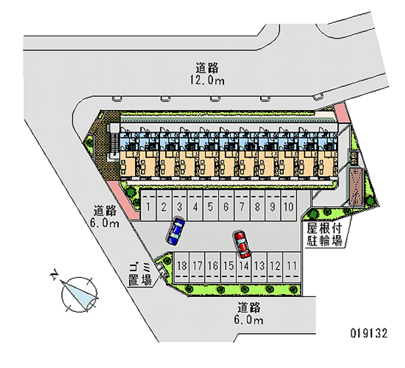 レオパレスキルシェ 月極駐車場