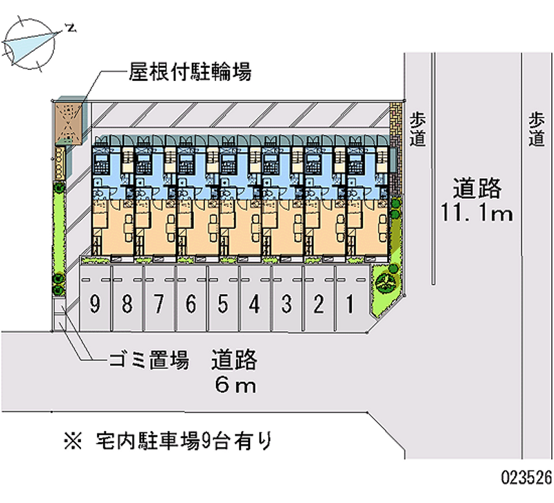 23526 Monthly parking lot