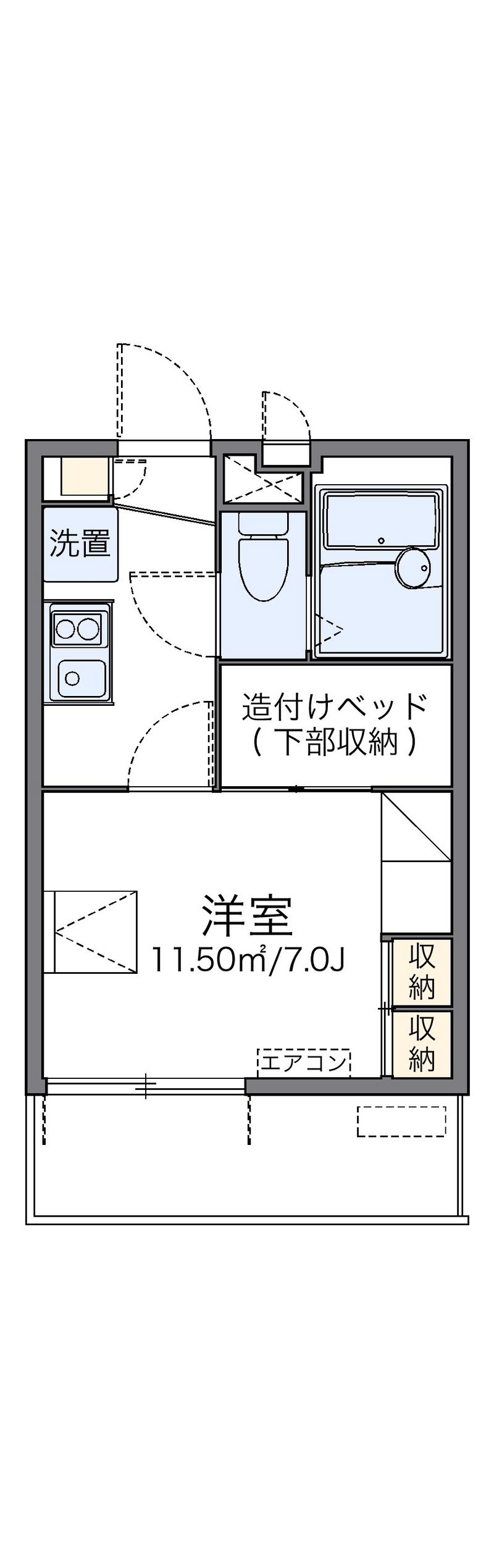 レオパレスＪＩＺＯ 間取り
