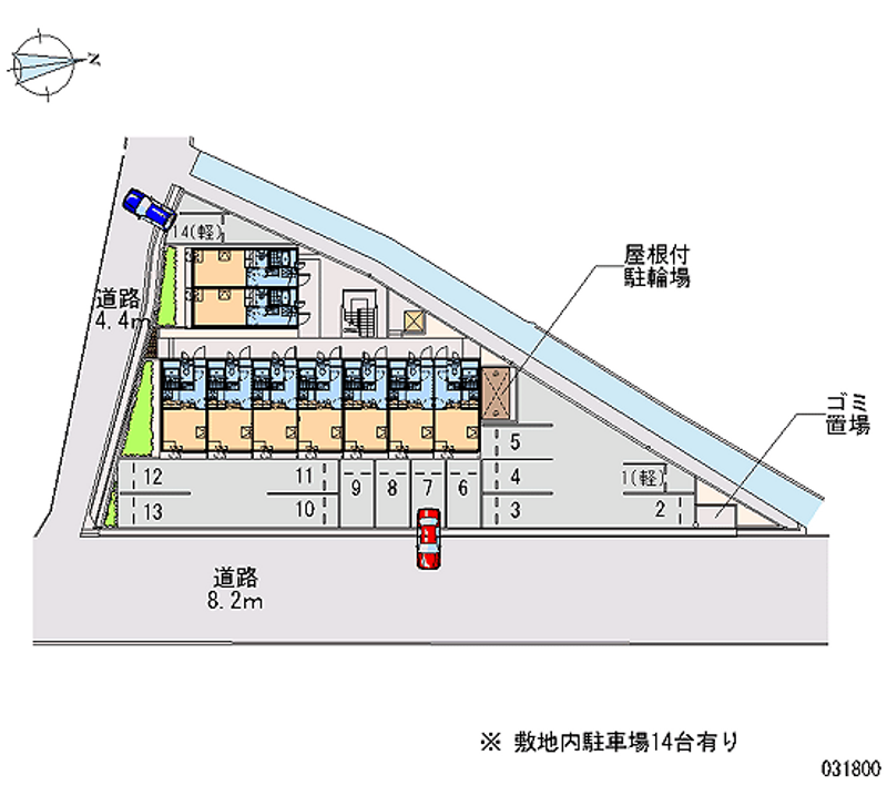 レオパレスＵＴＯＧＡＲＩＡ 月極駐車場