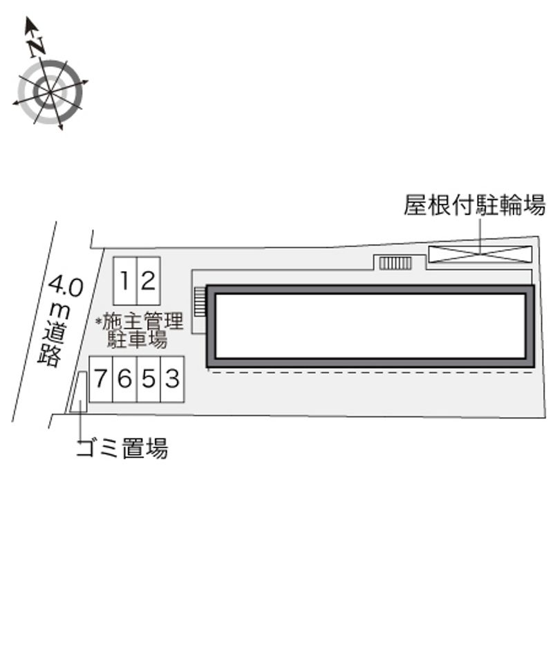 レオパレス幸良 配置図