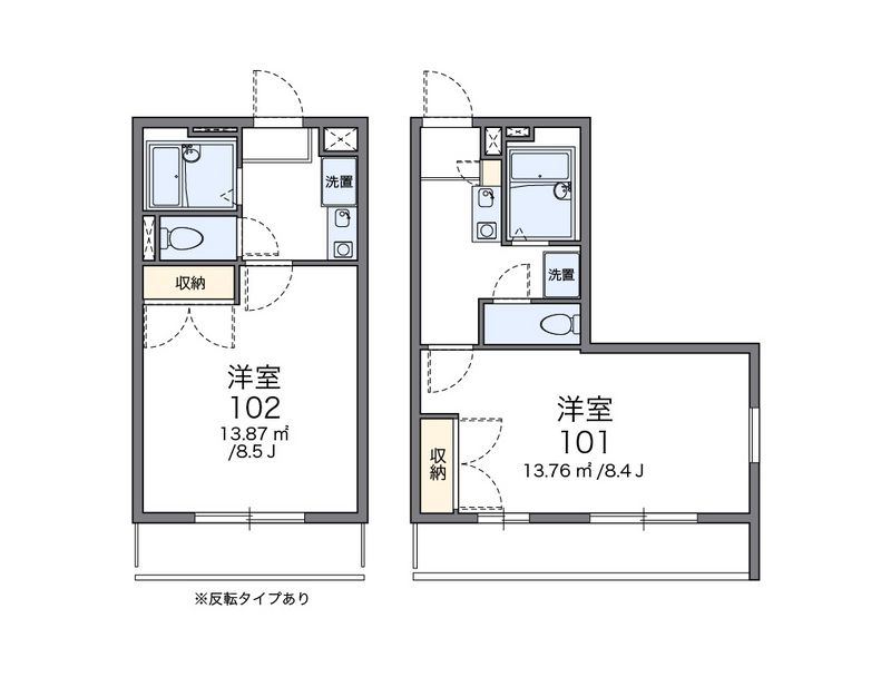 レオパレスＧｒａｎｄＣｈａｒｉｏｔ 間取図
