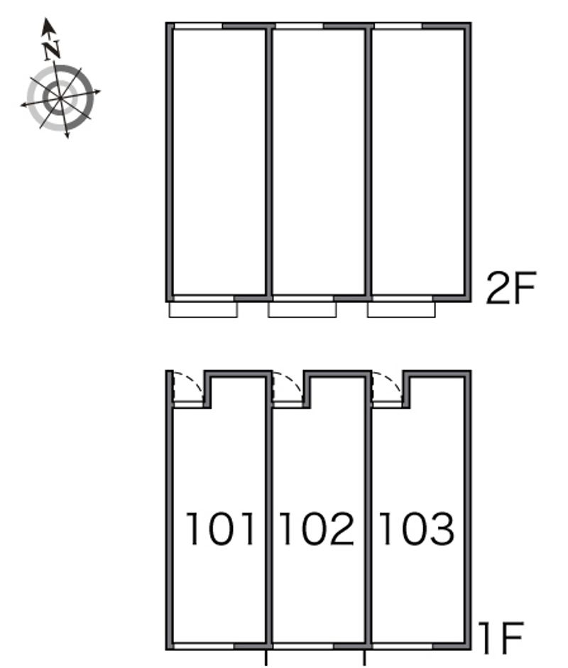 レオネクスト雅イシイ 間取り配置図