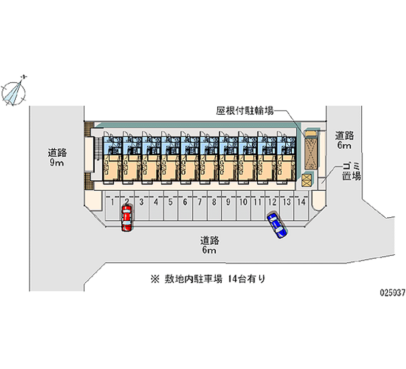 25937 Monthly parking lot