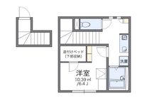 レオパレス八田 間取り図