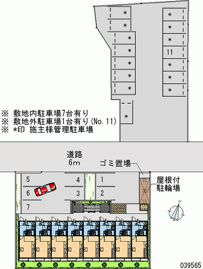 39565 Monthly parking lot