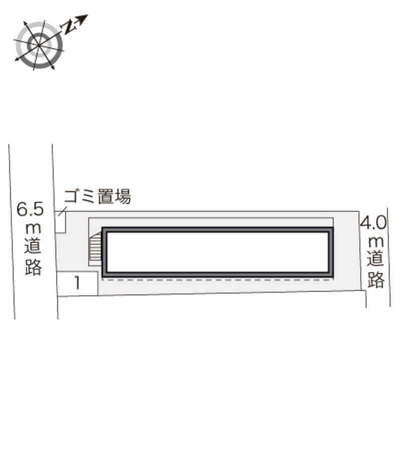 レオパレスアミティエ 配置図