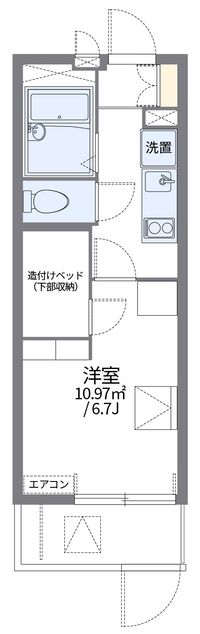 レオパレス加島駅ダイレクトⅡ 間取り図