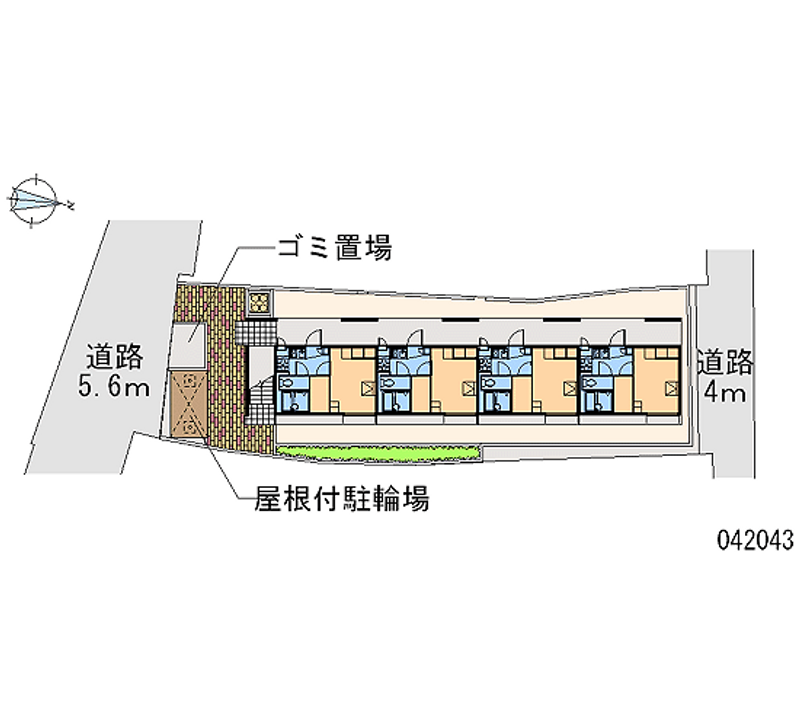 レオパレスシェーネ 区画図