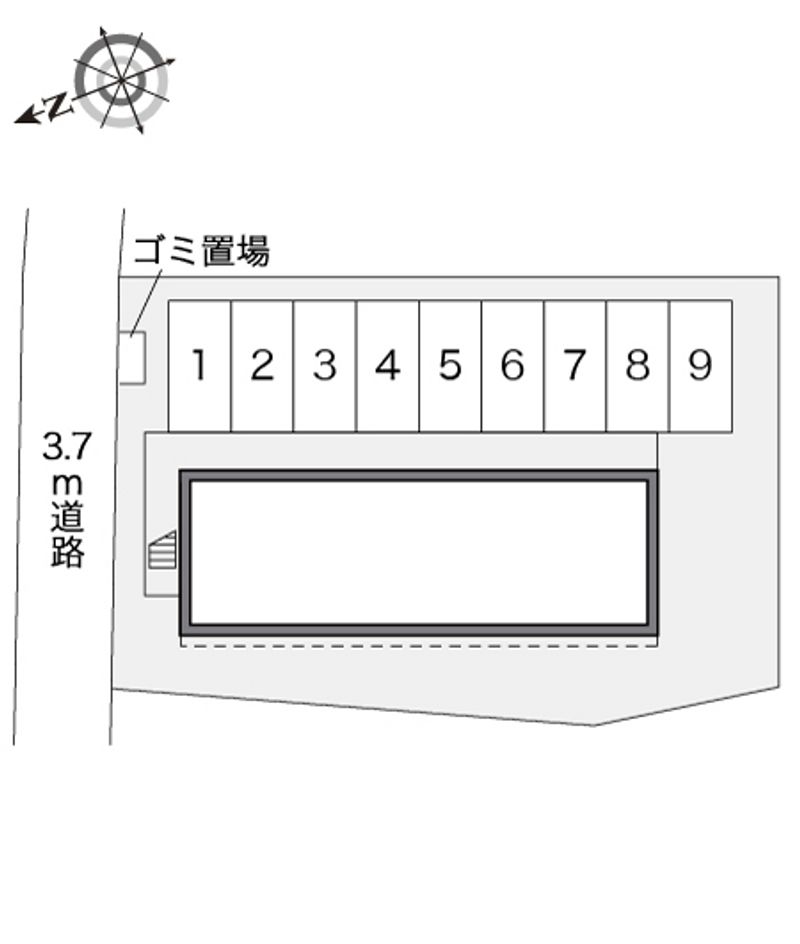 レオパレス原山 駐車場