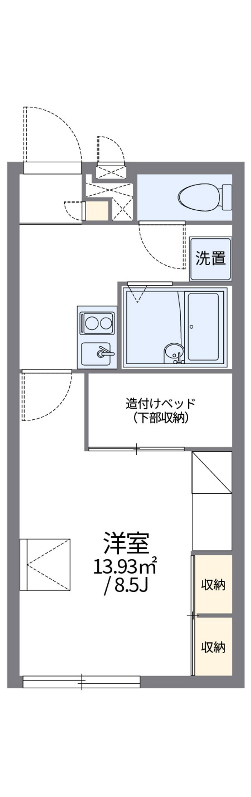 レオパレスシナーラ 間取図