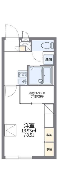 レオパレスシナーラ 間取り図