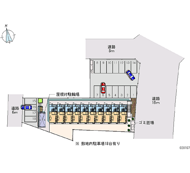 28197月租停車場