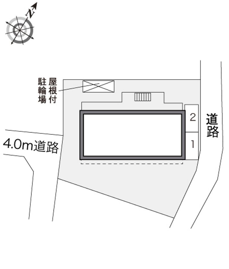 レオパレスセンタービレッジⅠ 配置図