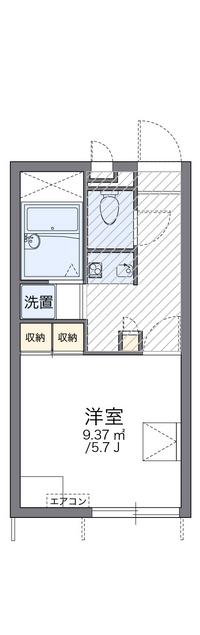 レオパレスｃｏｓｍｏｓ 間取り図