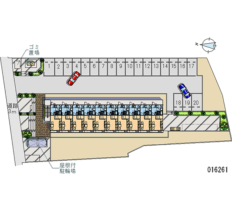 16261 Monthly parking lot