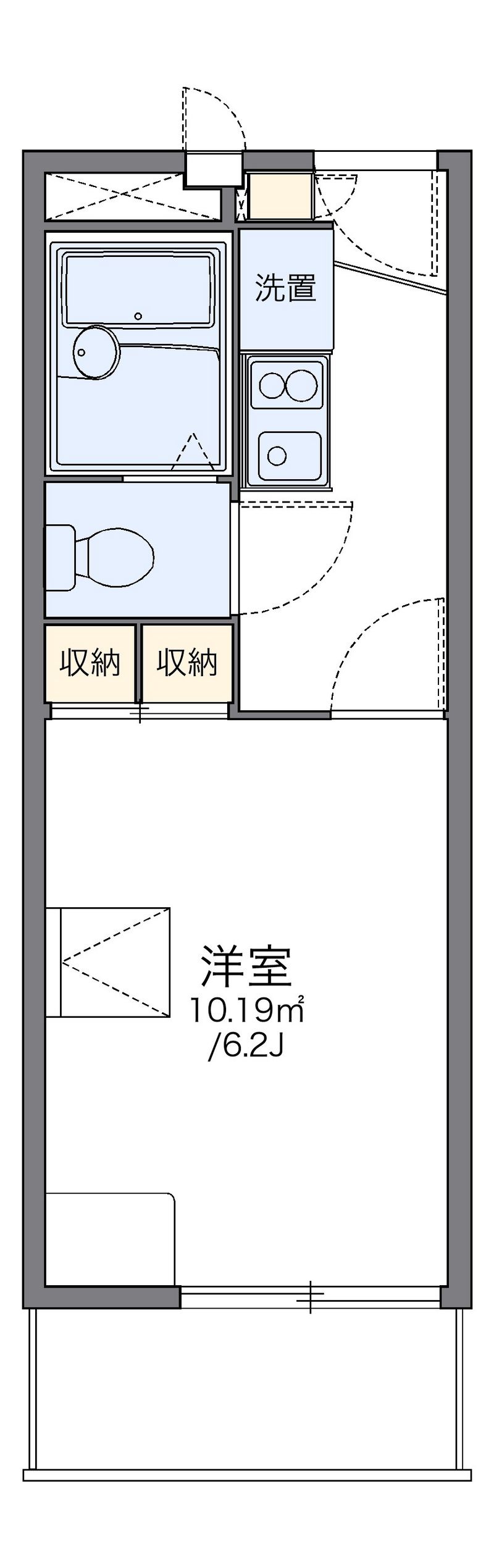 レオパレスグラン　ビュイッソン 間取図
