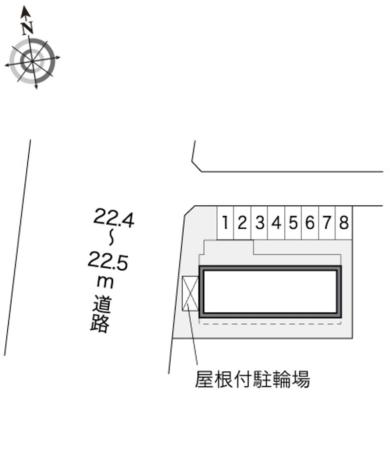 レオパレス光が丘 配置図