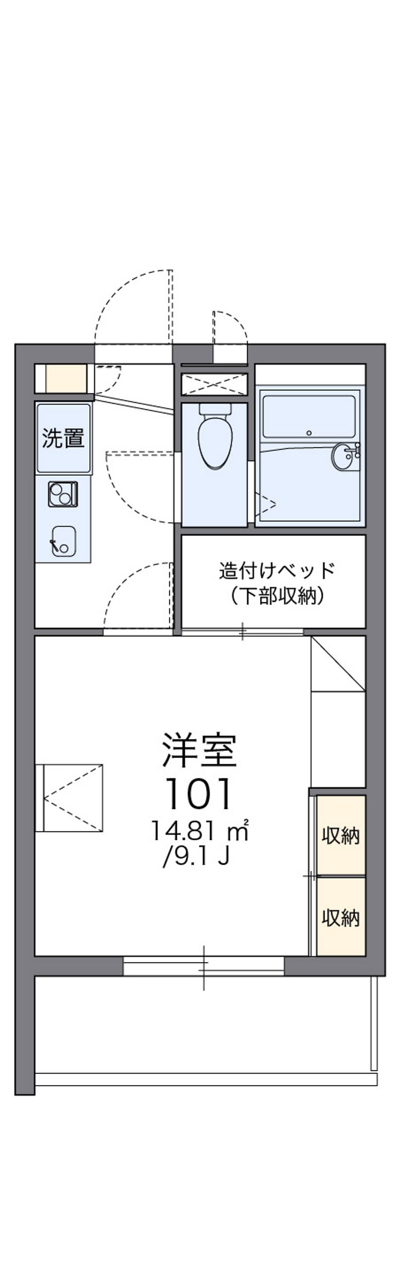 レオパレスＳＯＰＨＩＡ 間取図