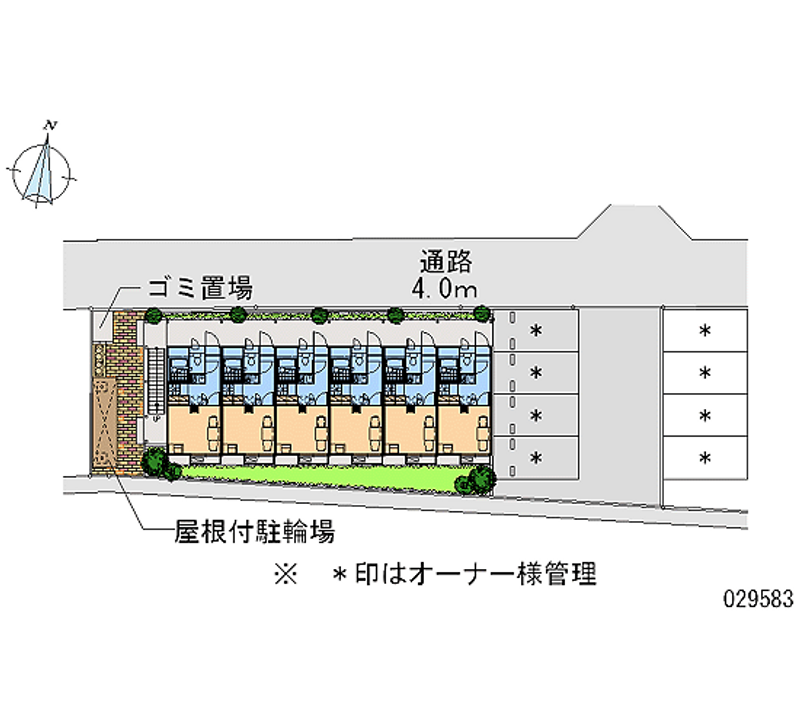 レオパレスシヨン 区画図