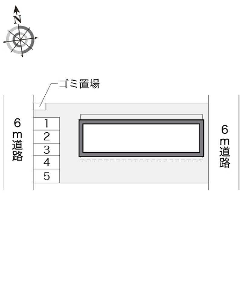 レオパレス白雪 配置図