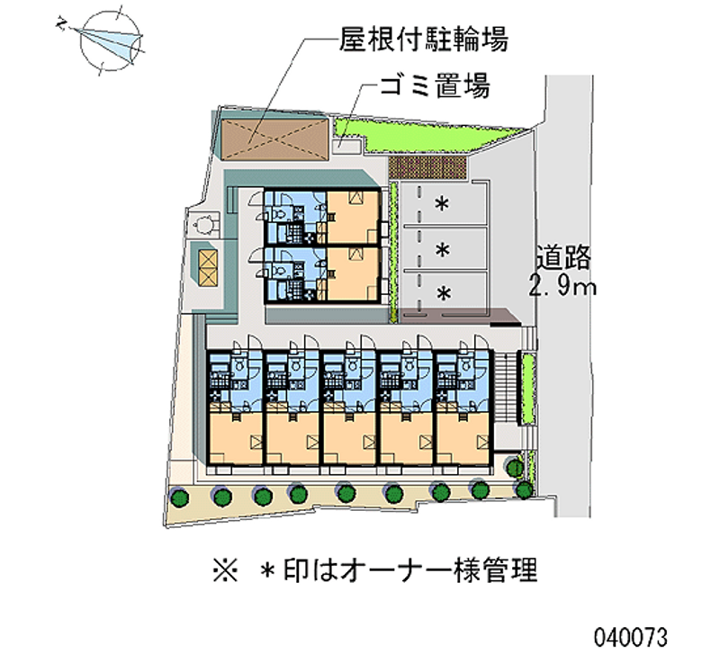 レオパレス松本中央 区画図