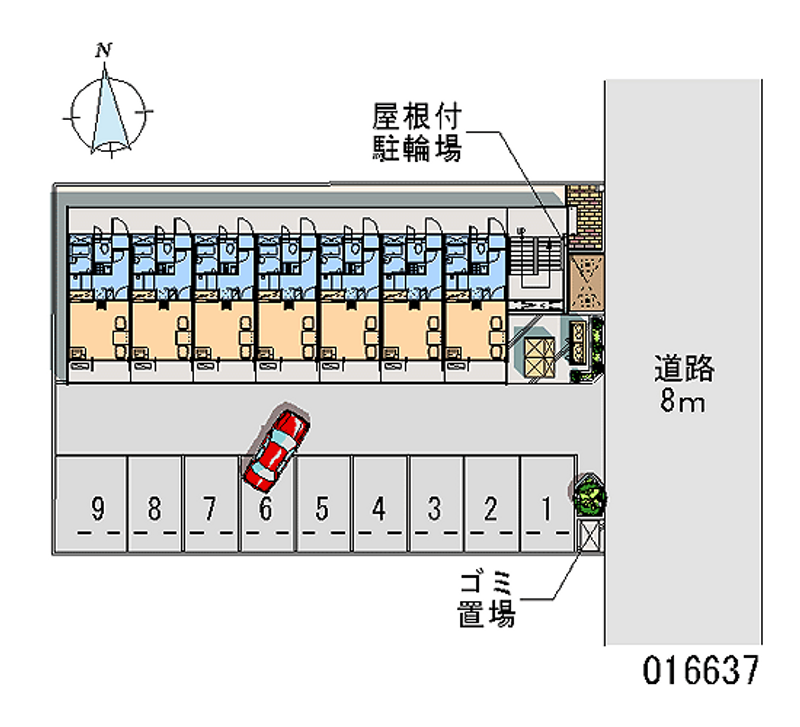 16637月租停車場