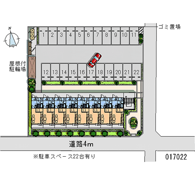 17022月租停車場