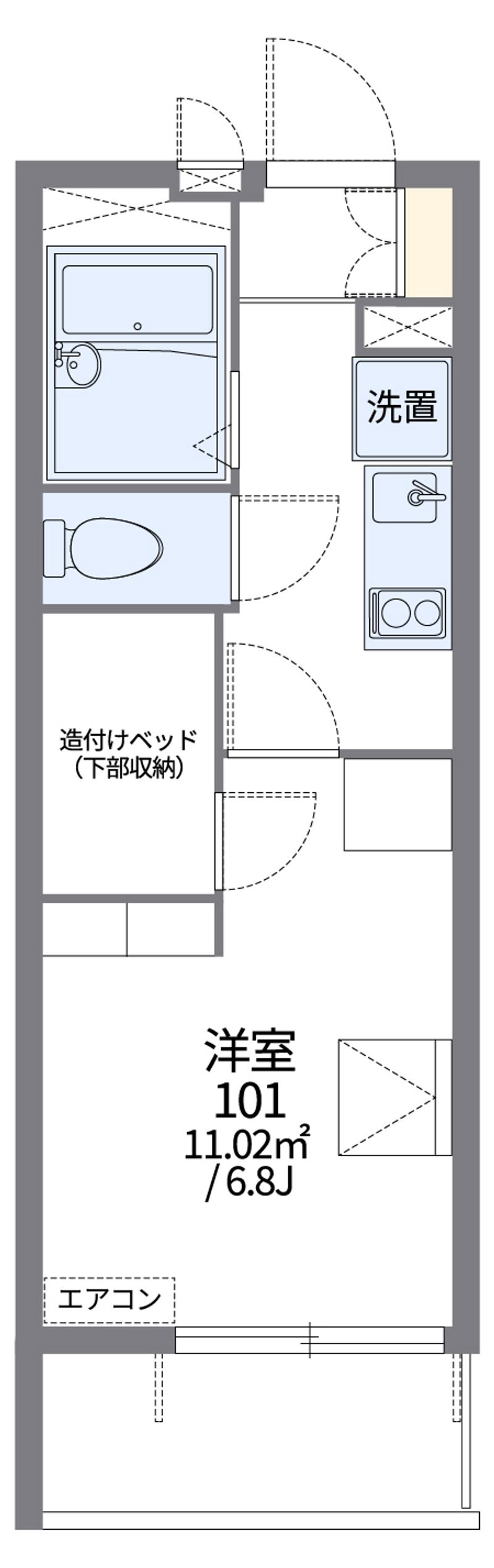 レオパレスＭ＆Ｔ 間取図