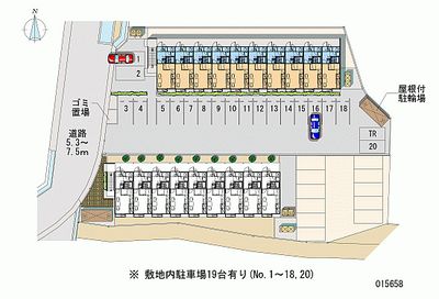 レオパレスアビタシオン 月極駐車場