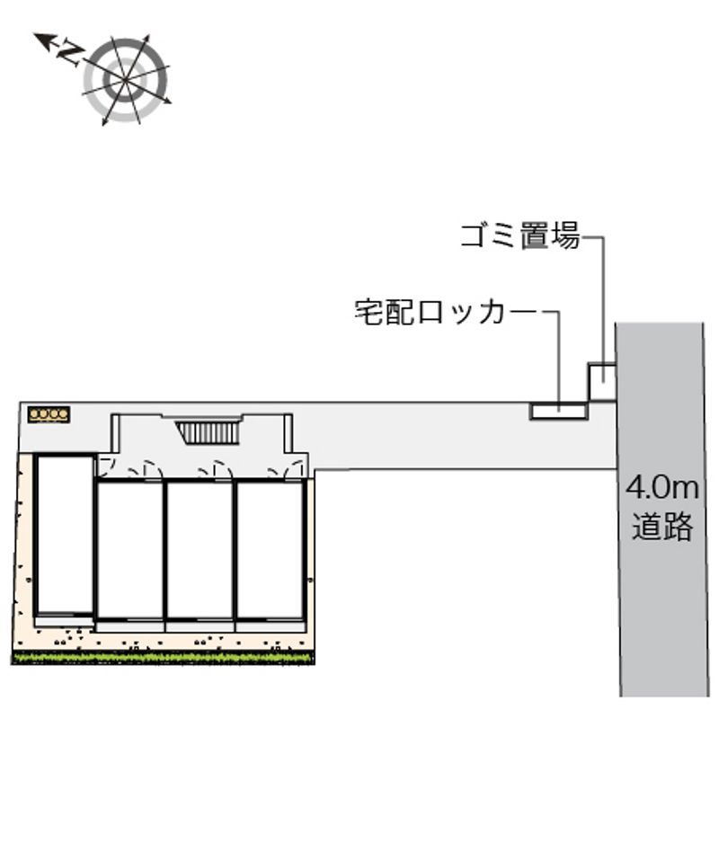 レオパレスクレールセゾンⅡ 配置図