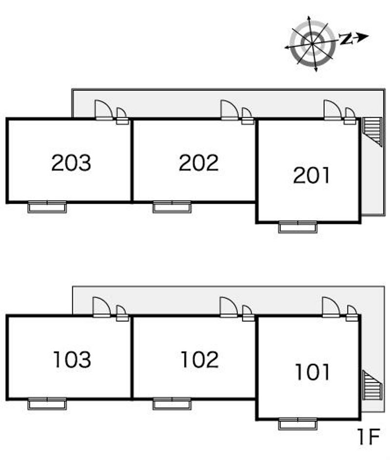 レオパレスヴェルノ 間取り配置図