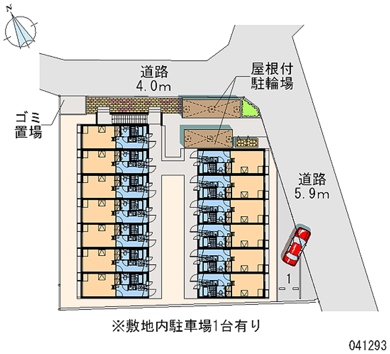レオパレス学園南 共用部分