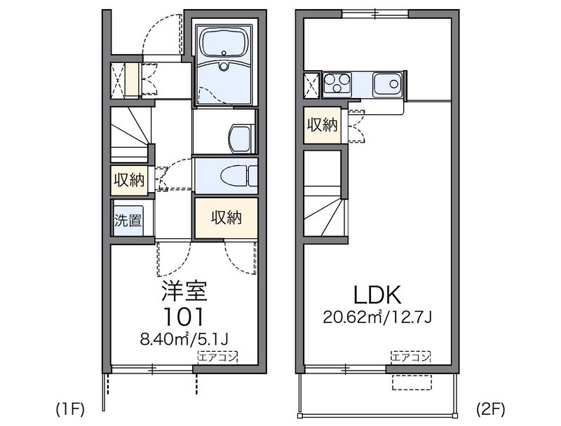 レオネクストたからＢ 間取図